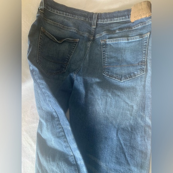 Aeropostale Jeans Men's 36x32 Slim Straight Stretch Denim Comfort Dark Wash 9846 - Picture 4 of 10